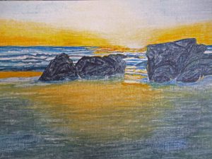 Abendlicht am Meer